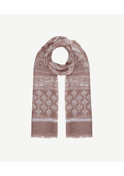 Yargıcı Etnik Desenli Şal 26yksl1023x 003 Kahverengi
