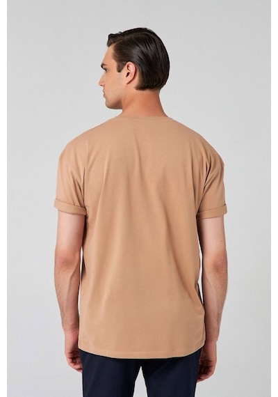 D's Damat Ds Damat Comfort Bej %100 Pamuk T-shirt 6HC14ORT02006 Bej