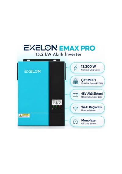 Exelon Emax Pro 13.2 Kw 48v Mppt Akıllı İnverter