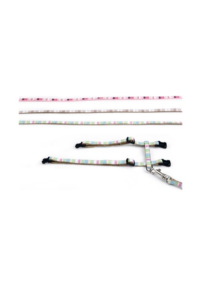 Hnrlıshp Beeztees Yavru Kedi Göğüs Tasması Ve Gezdirme Kayışı, 120cm, Pembe, 15-33cm