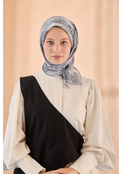 Silk Home Soft Eşarp 73095-16 Gri, Füme, Gümüş