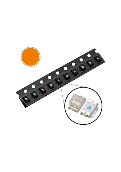 Koodmax-0805 Smd Led Turuncu Kılıf 45-112 Mcd Chip Led - 10/50/100 Adet 100 Adet