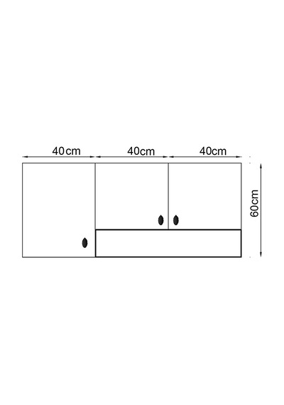 Fly Yeni Sümela Endülüs Mini Üst Modül 120 Cm Beyaz Fly Yeni Sümela Endülüs Mini Üst Modül 120 Cm Beyaz