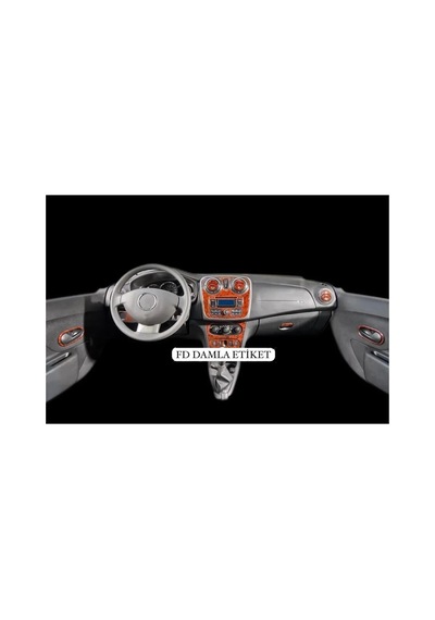 Renault Symbol 2012 - 2019 Torpido, Konsol, Trim, Göğüs Maun Kaplama Maun Renk