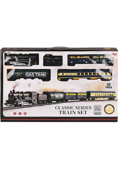 Ff-1601c Işıklı Ve Sesli 33 Parça Classic Tren - Vardem Oyuncak