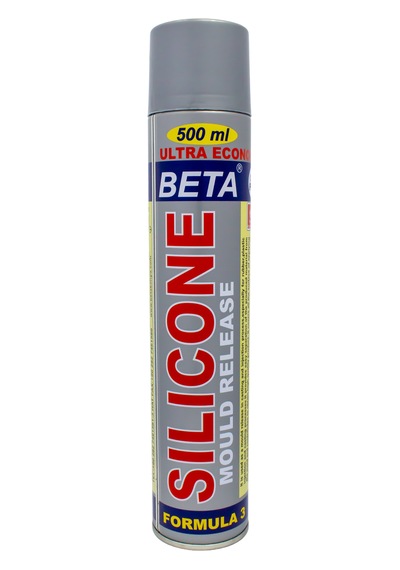 Beta Formula-3 Yağlayıcı Etkili Şeffaf 500ml Kalıp Ayırıcı Silikon Spre 1