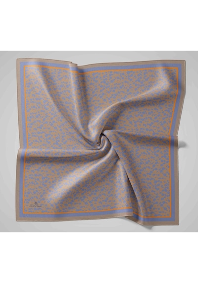 Silk Home Aura Eşarp 140005-20 Vizon, Mavi Lila, Turuncu