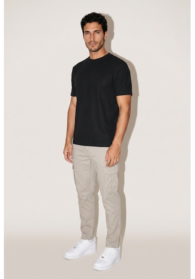 O Yaka 30/2 T-shirt Jsco Siyah