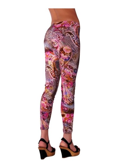Redhotbest Paisley Pattern Fashion Tight - Şal Desenli Tayt