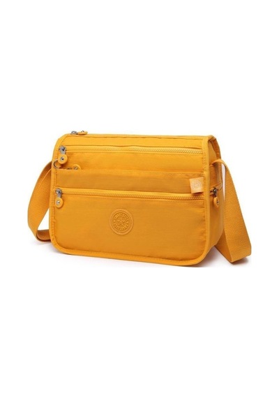 Smart Bags Krinkıl Hardal Kumaş Kadın Çapraz Askılı Çanta Smb1128 001