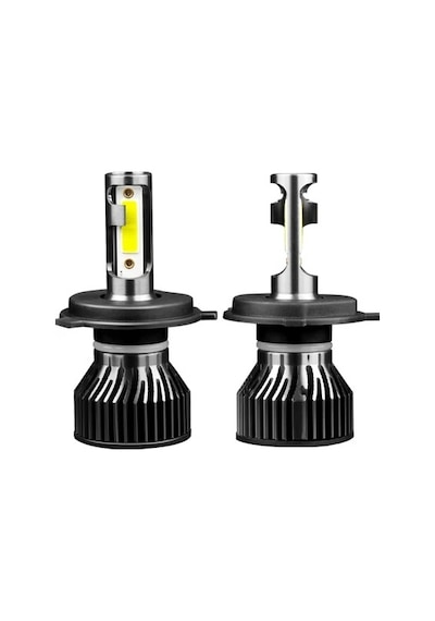 Xenon H4 Led Araba Far Ampül Xenon Led Uzun Kısa Şimşek Etkili Pro Seri Slim Kasa