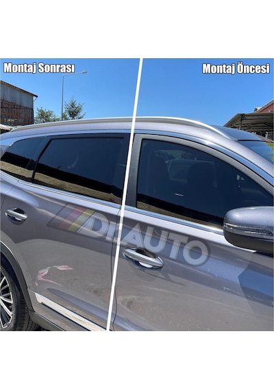 Chery Tiggo 8 Pro Piano Black Direk Ve Cam Çerçevesi Sutünları 12 Parça