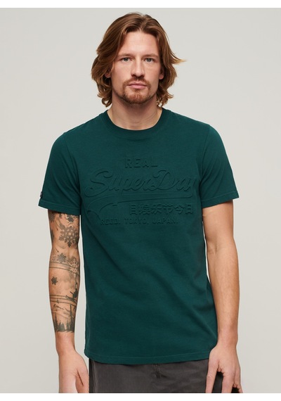 Superdry Bisiklet Yaka Baskılı Yeşil Erkek T-shirt M1011908a8um Embossed Vl T Shırt