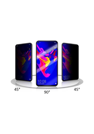 Samsung Uyumlu  Galaxy A21 Privacy Gizlilik Filtreli Hayalet Cam