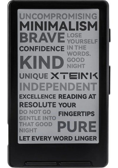 Xteink X4 Ultra Ince Manyetik Ereader E-kitap Okuyucu E-kitap Okuyucular Siyah