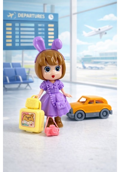 Toyx Roza Oyuncak Bebek Seti – Tatil Temalı Aksesuarlı Oyuncak Seti 3+ Yaş