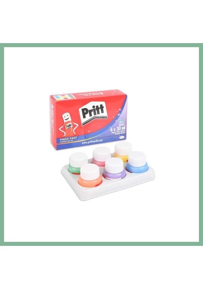 Bşkvirgo 6x30 Ml 6 Lı Parmak Boyası Bsk2026 Çok Renkli