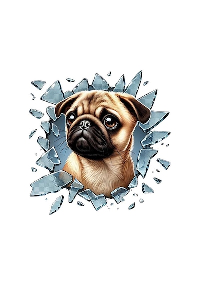 River World Arabalar İçin Sticker French Bulldog