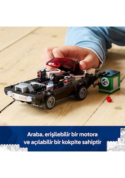 LEGO® Marvel Örümcek Adam, Venom Arabasına Karşı 76309 - 7 Yaş ve Üzeri Çocuklar için Yaratıcı Oyuncak Yapım Seti (254 Parça)