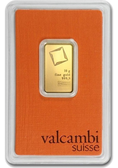 Valcambi 10 Gram Orange Bar Altın 999.9 24 Ayar Külçe Altın