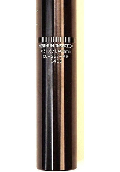Fsa V-drive Sb0 Sele Borusu Parlak Siyah 31.6mmx400mm Siyah