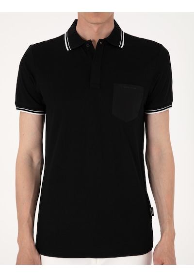 Pierre Cardin Erkek Siyah Tişört 50302631-vr046 Siyah