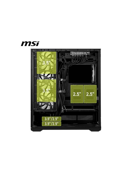 Mag Pano 110r Pz Temperlı Cam 3x120mm 1x120mm Argb Fan Atx Panoramık Gamıng Bılgısayar Kasası