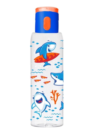 Herevin 161417-821 Askılı Desenli Opak Desenli Matara 500 Ml Turkuaz