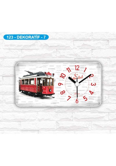 Dekoratif Magnetli Mıknatıslı Buzdolabı Mutfak Duvar Saati (295216089)