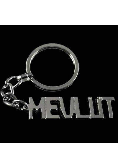 Mevlüt İsimli Anahtarlık Krem