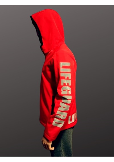 Lıfeguard Softshell Kapşonlu Mont Kırmızı