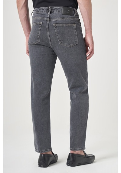 İmza Füme 5 Cep Gabardin Slim Fit Pamuklu Denim Jean Kot Pantolon 1023260154