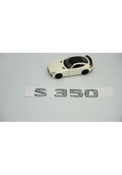 Mercedes Benz S350 Bagaj Krom Abs 3M 3D Yazı Logo