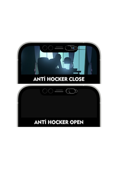 Buff Apple Uyumlu iPhone 11 Pro Max 5D Glass Anti Hacker Ekran