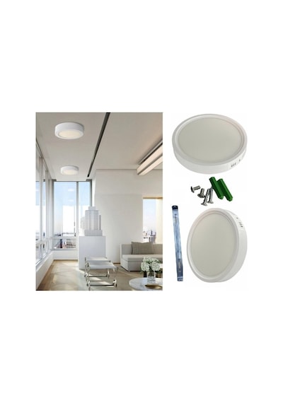 Ct-5271 24 W Sıva Üstü Damla Led Panel Beyaz Işık Armatür Standart