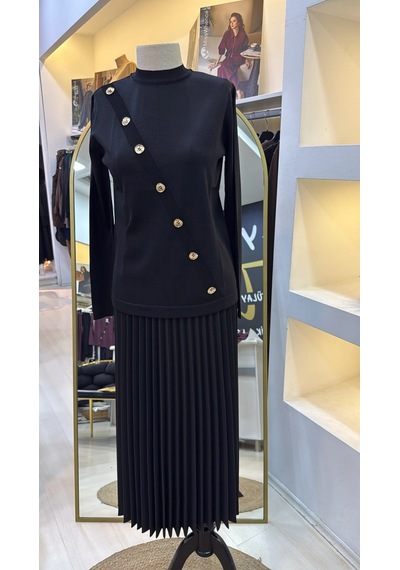 Nuss Triko Tunik Siyah 206