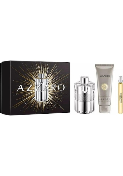 Azzaro Wanted 75 Ml Shampoo+edp 100 Ml+edp 10 Ml Erkek Parfüm Seti Odunsu