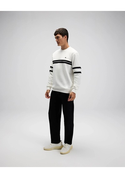 Ellesse Em618 Erkek Beyaz Sweat Beyaz