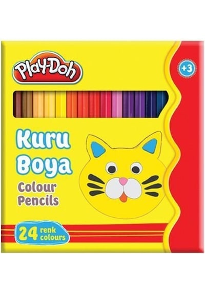 Play-doh 24 Renk Kuru Boya Ku003