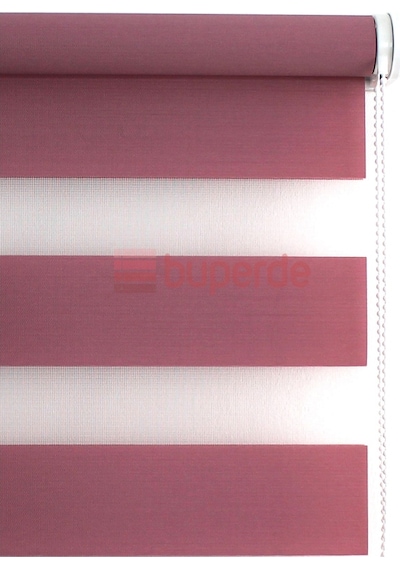 Buperde Gül Kurusu (Koyu Pembe) Eko Zebra Stor Perde
