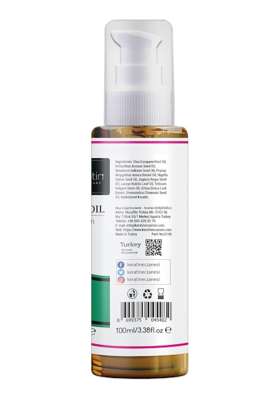 İntense Keratin Bitkisel Hızlı Saç Uzatma Yağı 100 ML İntense Keratin Bitkisel Hızlı Saç Uzatma Yağı 100 ML