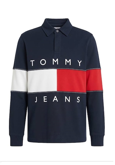 Tommy Jeans Yarım Fermuarlı Dik Yaka Sweatshirt Lacivert