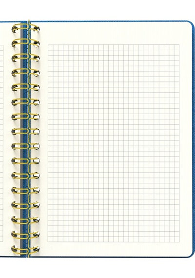 Melimelek Kareli Defter Mor Bez Ciltli - Ceyda Düvenci Mavi