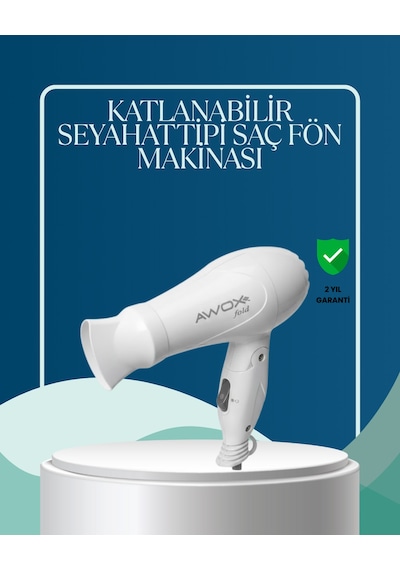 Seyahat Uyumlu Saç Kurutma Makinesi Hafif Ve Kompakt