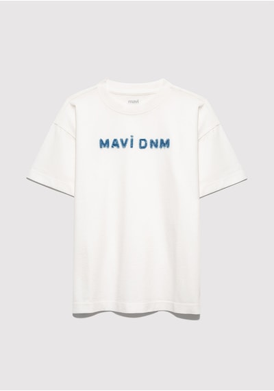 Mavi - Ekru Tişört 6610506-70057