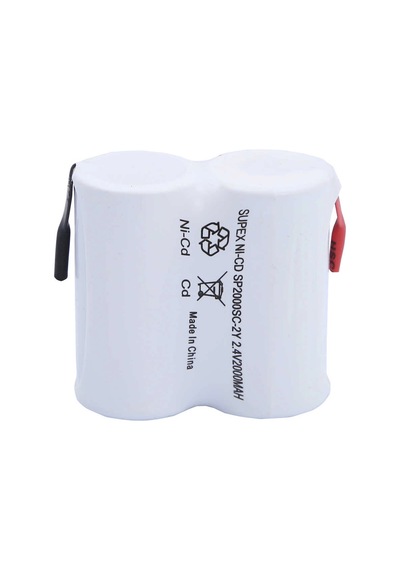 2000mah 2.4v Nicd 2 Li Yanyana Şarjlı Süpürge Pili