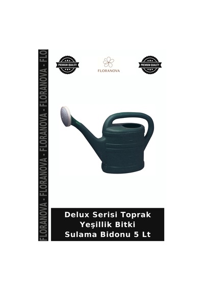 Delux Serisi Toprak Yeşillik Bitki Sulama Bidonu 5 Lt