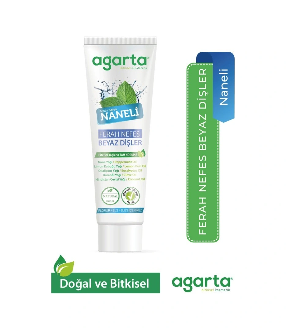 Agarta Doğal Naneli Diş Macunu 100 Ml