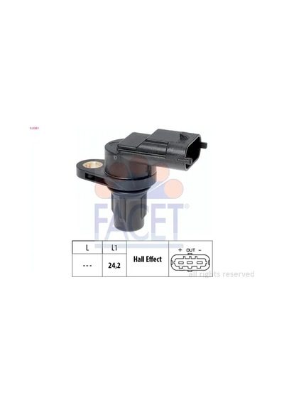 Krank Sensörü - Alfa Romeo 159, Spider, Brera, Ducato, Panda, Punto - Facet-90361