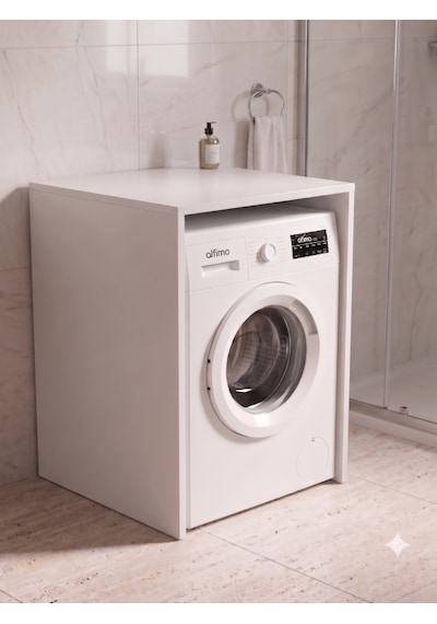Moly Çamaşır Makine Dolabı Çok Amaçlı Dolap Banyo Dolabı Beyaz Moly Çamaşır Makine Dolabı Çok Amaçlı Dolap Banyo Dolabı Beyaz